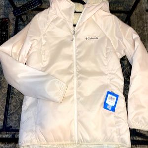 Columbia Soft Shell Fleece Lined Jacket Ecru Off White